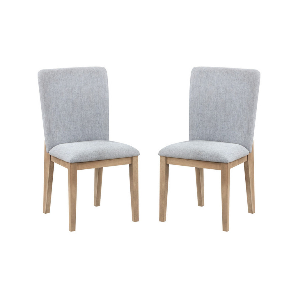 Emi 5 Piece Dining Table and Chairs Set Round Pedestal Base Oak Brown By Casagear Home BM311410