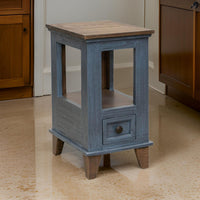 Brown and Blue and Bronze