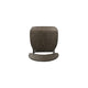 Seln 24 Inch Counter Stool Chair Curved Seat Open Back Dark Gray Wood By Casagear Home BM311541