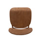 Seln 30 Inch Barstool Chair Curved Seat Open Back Dark Brown Wood By Casagear Home BM311544