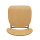 Seln 24 Inch Counter Stool Chair Curved Seat Open Back Light Brown Wood By Casagear Home BM311545