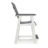 Ashley 24" Counter Stool Armchair Set of 2, Outdoor, Gray, White