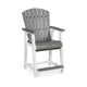 Ashley 24" Counter Stool Armchair Set of 2, Outdoor, Gray, White