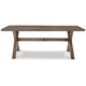 Ashley Beln 80’’ Outdoor Dining Table Rectangular Aluminum Beige BM311622