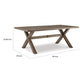 Ashley Beln 80’’ Outdoor Dining Table Rectangular Aluminum Beige BM311622