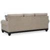 Bian 99 Inch Sofa Oversized Cushions 5 Accent Pillows Taupe Polyester By Casagear Home BM311637