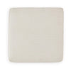 Ashley 42" Ottoman, Oversized Cushion, Soft Beige Polyester