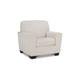 Ashley Caten 39" Armchair, Soft Transitional Polyester, Snowy White