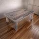 59 Inch Rustic Coffee Table, Rectangular Top, Old Antique Wood, Brown By Casagear Home