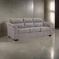 Avel 88 Inch Queen Sofa Sleeper Curved Tapered Arms Slate Gray Polyester By Casagear Home BM311701