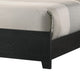 Yoh Queen Size Bed Wood Headboard with Lights and Shelves Black By Casagear Home BM311819