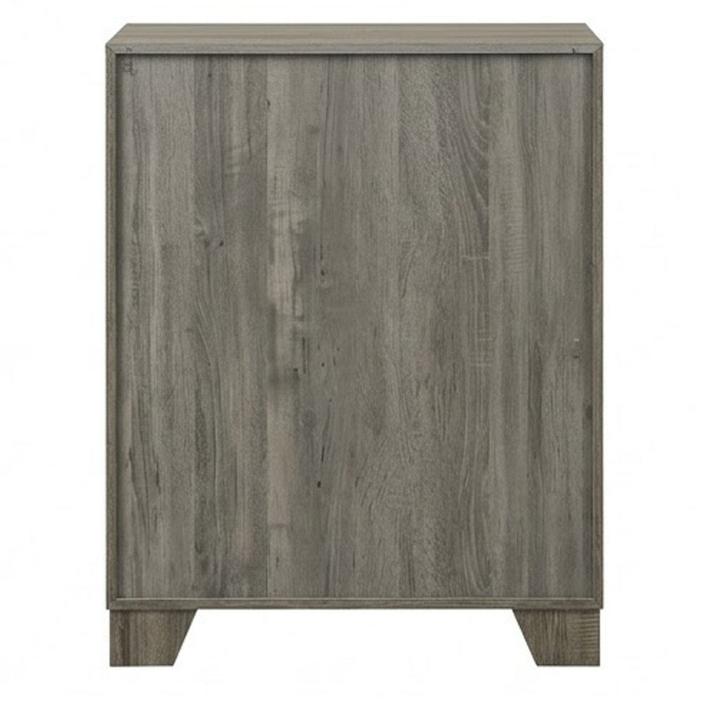 Shannon 45 Inch Tall Dresser Chest, Wood, Metal Handles, 4 Drawers, Brown By Casagear Home