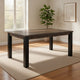 Pola 65 Inch Dining Table, Rectangular Top, Transitional Gray Brown Wood By Casagear Home