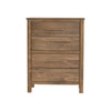 Olum 47 Inch Tall Dresser Chest 4 Drawers Gold Natural Brown Wood Frame By Casagear Home BM311879
