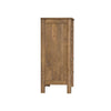 Olum 47 Inch Tall Dresser Chest 4 Drawers Gold Natural Brown Wood Frame By Casagear Home BM311879