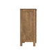 Olum 47 Inch Tall Dresser Chest 4 Drawers Gold Natural Brown Wood Frame By Casagear Home BM311879