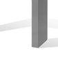 Libi 47 Inch Console Table Minimalist Rectangular Top Lacquered Gray By Casagear Home BM311920