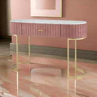 Pink and Gold and White
