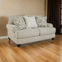 Beige and Brown and Black and Ivory