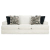 Ashley Henly 96’’ Sofa 4 Accent Pillows Oversized White Polyester BM312029