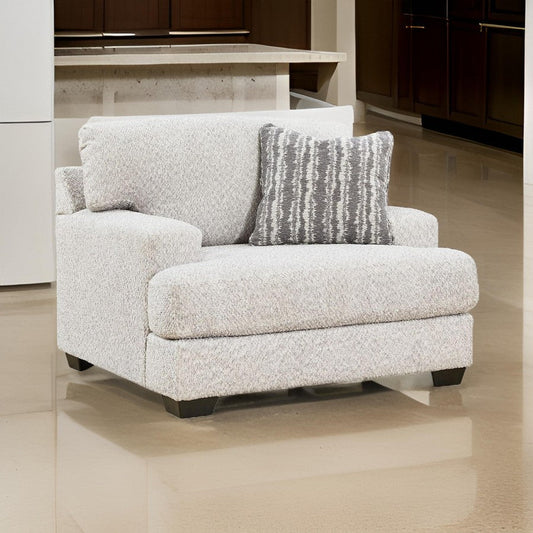 Ashley Emma 49" Accent Chair, Oversized, Gray Polyester Upholstery