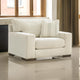 Ashley Magg 51" Accent Chair, Pillow, Oversized, Beige Polyester