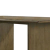Gael 72 Inch Dining Table, Rectangular, Curved Panel Legs, Textured Brown By Casagear Home