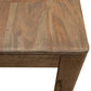 Maze 79 Inch Dining Table Simplistic Wood Frame Natural Brown Mango Wood By Casagear Home BM312212