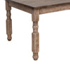 Nite 79 Inch Dining Table Rectangular Top Turned Legs Wood Taupe Brown By Casagear Home BM312226