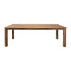 Olum 87 Inch Dining Table Rectangular Solid Mango Wood Towny Brown By Casagear Home BM312229