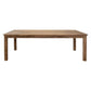 Olum 87 Inch Dining Table Rectangular Solid Mango Wood Towny Brown By Casagear Home BM312229