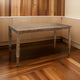 Olum 87 Inch Dining Table, Rectangular, Solid Mango Wood, Towny Brown By Casagear Home