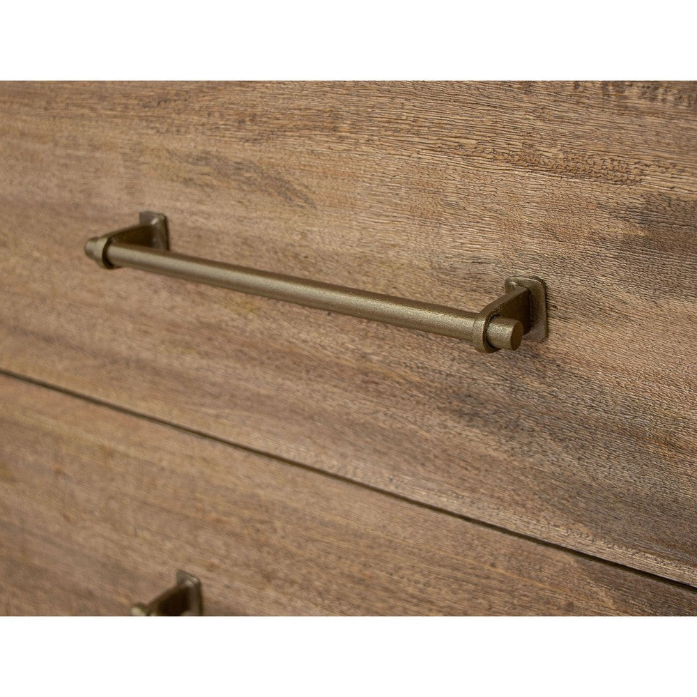 Olum 50 Inch Cocktail Coffee Table Drawers Lower Shelf Brown Mango Wood By Casagear Home BM312230