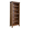 Olum 79 Inch Tall Bookcase 6 Open Shelves Solid Mango Wood Frame Brown By Casagear Home BM312235
