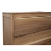 Neuv 53 Inch Tall Dresser Chest 4 Drawers Natural Brown Solid Mango Wood By Casagear Home BM312241