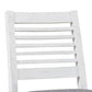 Wren 23 Inch Counter Height Chair Set of 2 Antique White Wood Gray Seat By Casagear Home BM312309