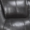 Evans 37 Inch Recliner Chair Power Lift Cupholders Gray Faux Leather By Casagear Home BM312353