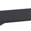 Iora 71 Inch Dining Table, Industrial Style, Rounded Corners, Black Wood By Casagear Home