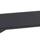 Iora 71 Inch Dining Table, Industrial Style, Rounded Corners, Black Wood By Casagear Home