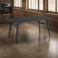 Iora 71 Inch Dining Table, Industrial Style, Rounded Corners, Black Wood By Casagear Home