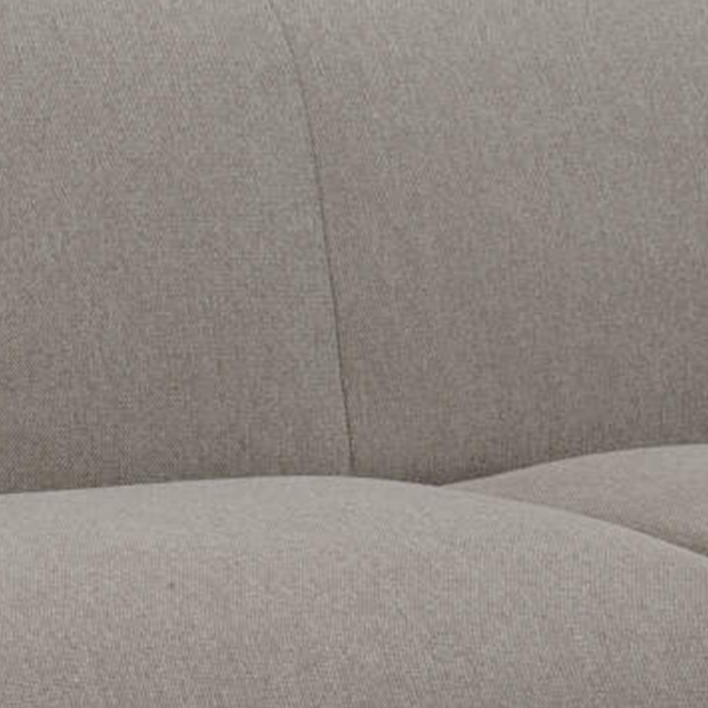 Naeli 86 Inch Sofa Compact Modern Design Plush Brown Linen Upholstery By Casagear Home BM312384