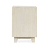 Folia 28 Inch Nightstand Square Mango Wood 2 Drawer Shelf Sand Beige By Casagear Home BM312457