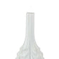 Helly 28 Inch Decorative Vase Intricate Inset Details Modern White Resin By Casagear Home BM312549