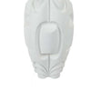 Helly 28 Inch Decorative Vase Intricate Inset Details Modern White Resin By Casagear Home BM312549