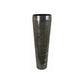 32 Inch Metal Vase, Tumbler Shape, Narrow Base, Multicolored Glossy Finish By Casagear Home