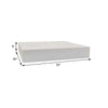 30 Inch Square Display Platform Thick Wooden Durable Riser White Finish By Casagear Home BM312703