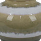 15 Inch Temple Jar with Lid Ceramic Home Decor Earth Toned Brown White By Casagear Home BM312719