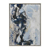 36 x 47 Framed Handpainted Wall Art Rectangular Multicolor Cerulean Seas By Casagear Home BM312737