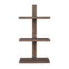 Firy 37 Inch Set of 2 Hanging Shelves 3 Tiers Natural Waru Wood Finish By Casagear Home BM312784