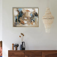 Brown and White and Gold